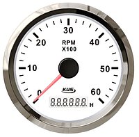 KUS WS Тахометр/счетчик моточасов для лодочного мотора 0-6000RPM