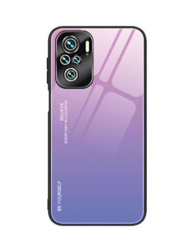 Чохол Gradient для Xiaomi Redmi Note 10 / Note 10S pink-purple