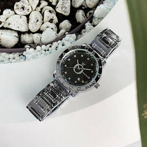 Женские наручные часы Pandora 6301 Creative Silver-Black Date