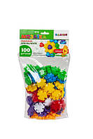 Дитяча Мозаїка розвиваюча іграшка для дітей різнобарвна №8 069/8 "Bamsic", 100 деталей