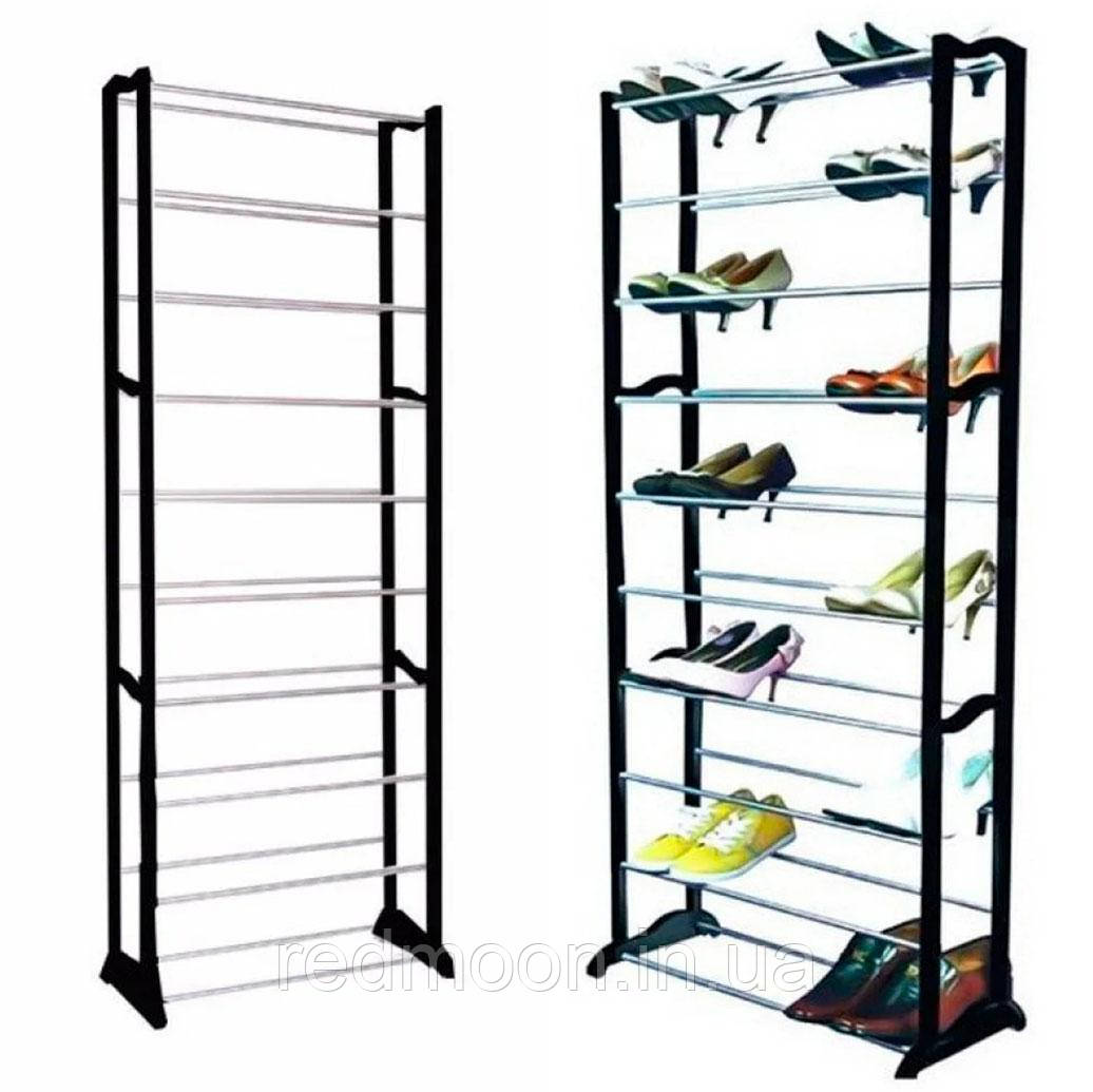 Полиця для взуття на 30 пар Amazing Shoe Rack 51х24х140 см