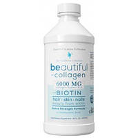 Колаген для шкіри, волосся і нігтів Derma Collagen Beautiful plus biotin earth's Creation (USA) 475 ml