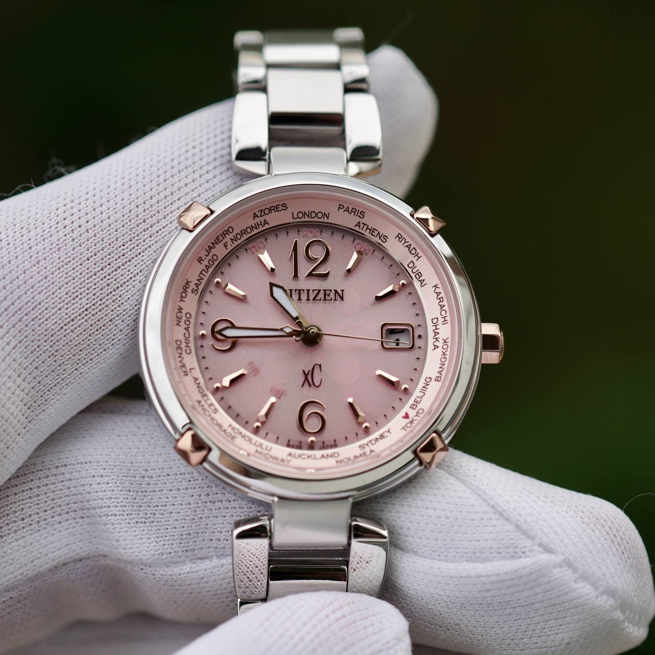 Женские Часы Citizen Happy Flight Series Ladies E-D EC1044-55W TITANIUM, фото 1
