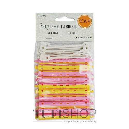 Купить Коклюшки для завивки YRE розово-желтый 10 шт, цена 48 грн — Prom ...