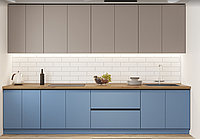 Кухня Софі 3.0 глиняний сірий/синій капрі Світ Меблів купити в Одесі, Україні