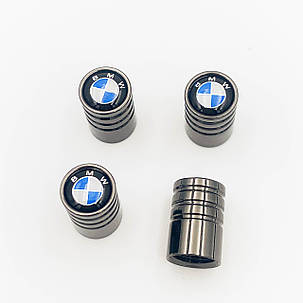 Захисні ковпачки на ніпеля BMW (БМВ) 4 шт Чорні, фото 3