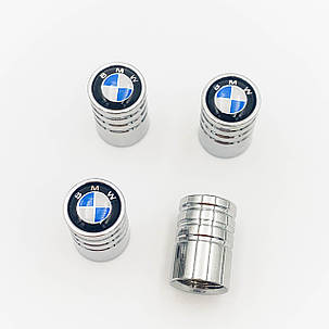 Захисні ковпачки на ніпеля BMW (БМВ) 4 шт Хром, фото 2