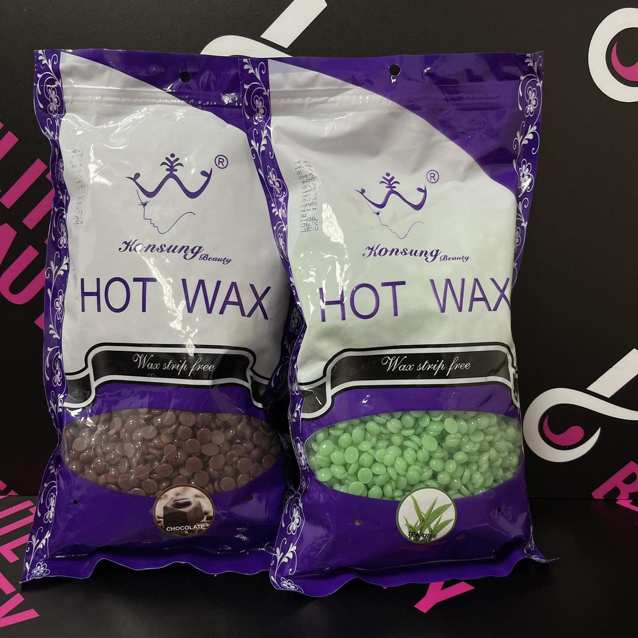 Віск в гранулах Hot Wax 500 гр різні смаки/кольору