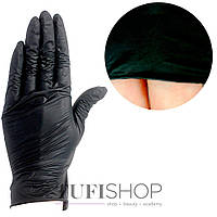 Перчатки нитриловые без талька Safe Touch Advanced Black размер L 100 шт (1187-TG_D)
