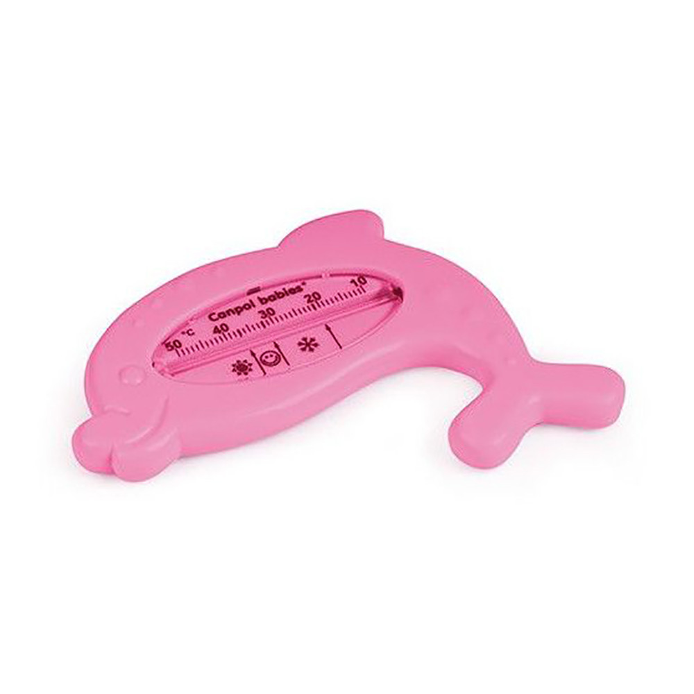Термометр для води "Дельфін" рожевий Canpol Babies (5903407027821)