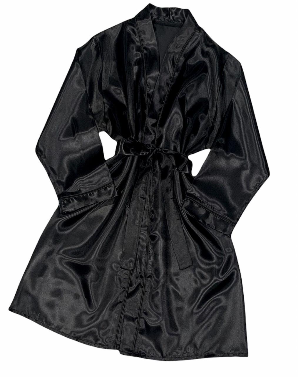 Жіночий домашній одяг ТМ Exclusive, халат из атласа