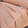 Лляна щільна костюмна тканина з "ефектом пом'ятості" світло - персикового кольору, фото 3