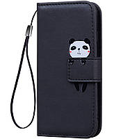 Чехол-книжка Animal Wallet для Samsung Galaxy A02s Panda