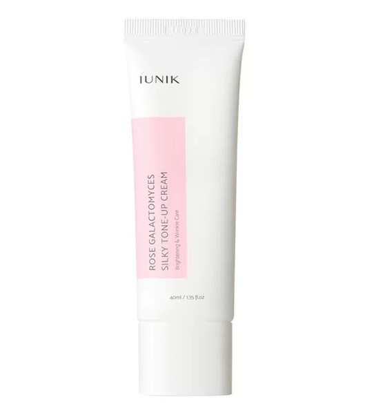 Освітлювальний крем для обличчя Iunik Rose Galactomyces Silky Tone Up Cream 40 мл