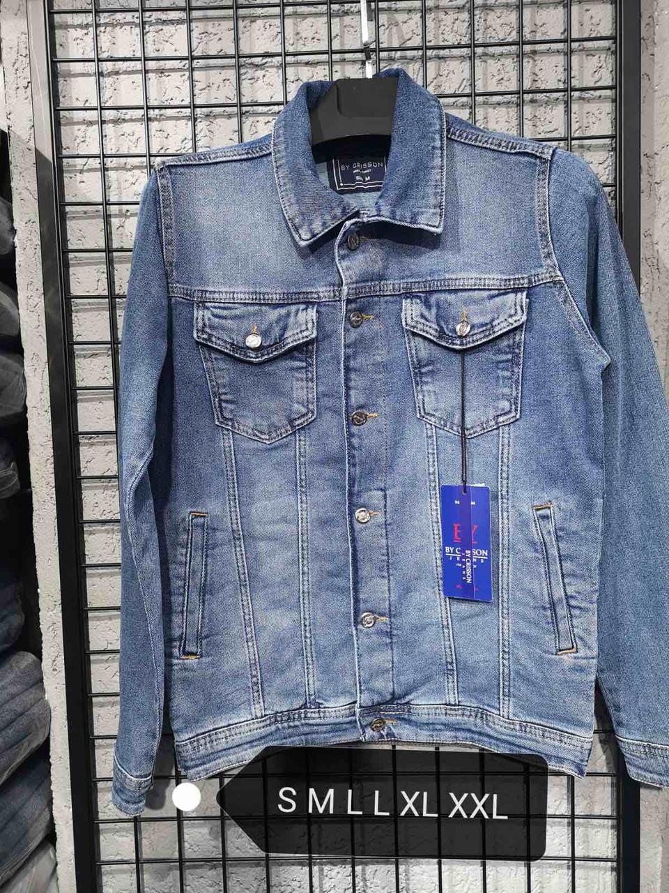 Купить Джинсовка мужская, джинсовый пиджак синий, цена 1700 ₴ — Prom.ua ...