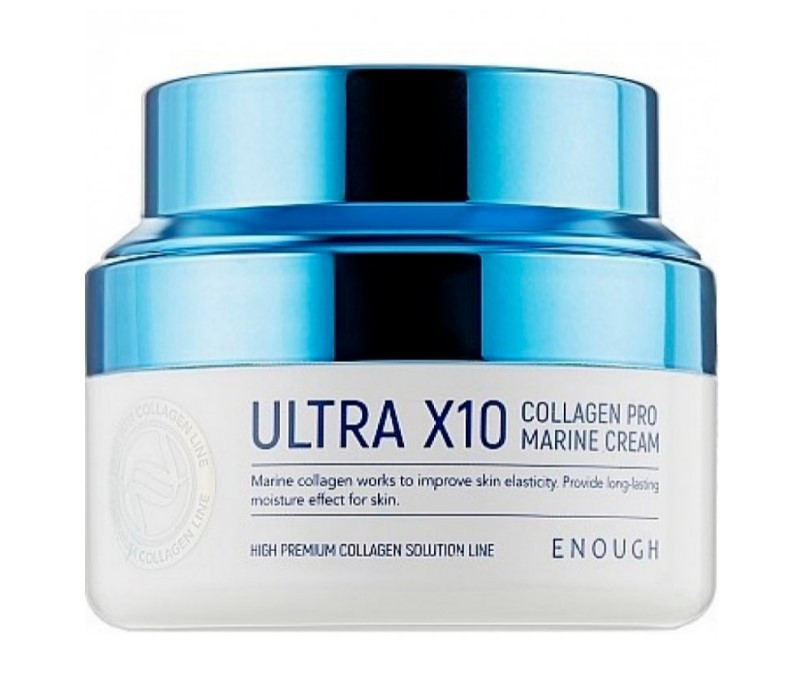 Крем із вмістом морського колагену Enough Ultra X10 Collagen Pro Marine Cream 50 мл