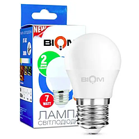 Светодиодная лампа Biom G45 7W E27 3000К матовая