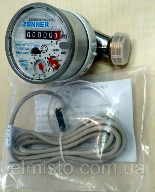 Счетчик квартирный ZENNER ETWD-N 2.5-110-1/2