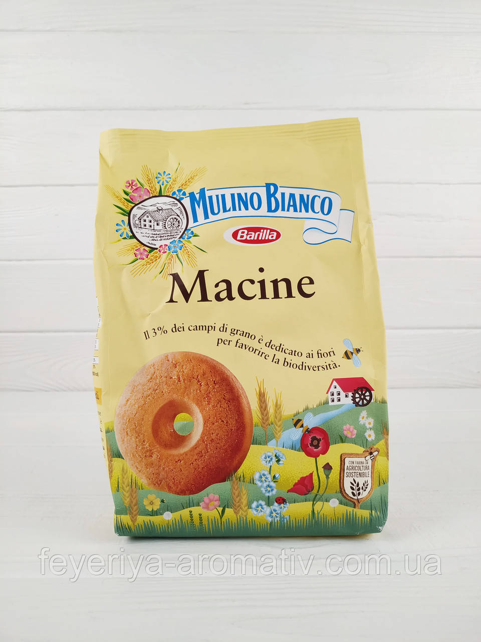 Печиво зі свіжими вершками Mulino Bianco Barilla Macine 350г (Італія)