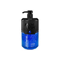 Гель для бритья Nishman Shaving Gel No.2 Fresh Active 1000ml синий