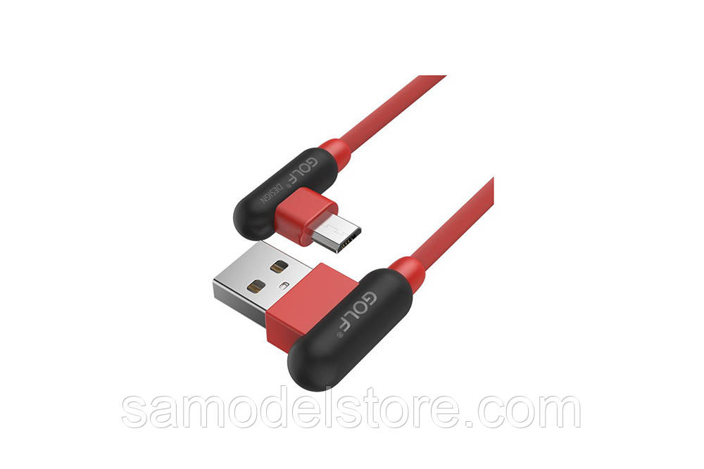 Кабель Micro Golf GC-45 кутовий 1 м., фото 1