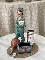 Статуетка Леді Лікар - візитниця 22 см Гранд Презент ВП809