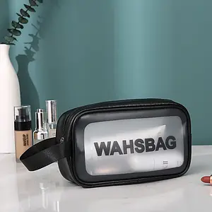 Сумка-косметичка Washbag з ручками розмір S, чорна