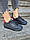 Зручні кросовочки з натуральної матової шкіри Код к0102 колір чорний, фото 5