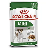 Влажный корм для взрослых собак мелких пород Royal Canin Mini Adult 85 г (домашняя птица)