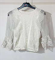 Блуза для дівчинки Kids moda 2161 140 Молочний