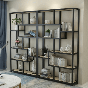 Стелаж для книг металевий