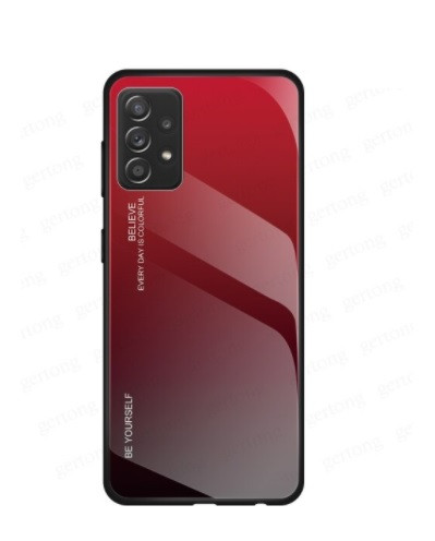 Чохол Gradient для Samsung Galaxy A52 / A525F red-black