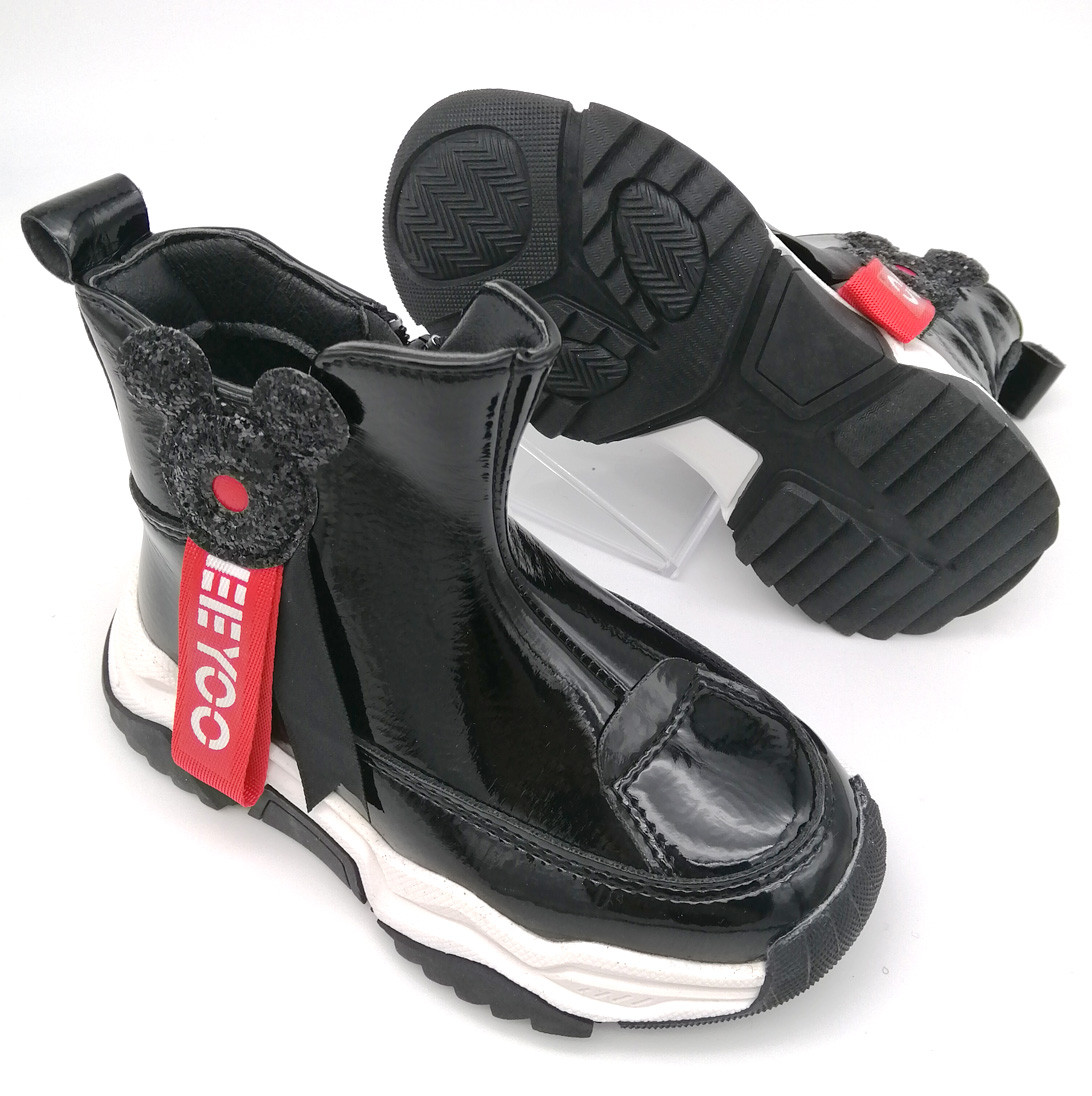 Детские лаковые ботинки для девочки. - фото 3 - id-p1470619431
