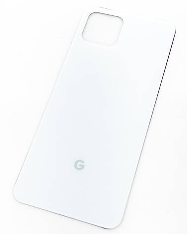 Задня кришка для Google Pixel 4 , біла, оригінал (Китай) + скло камери, фото 1