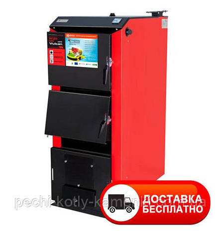 Твердопаливний котел THERMO ALLIANCE VULCAN SF 35 кВт V 2.0 сталь 6 мм, фото 1