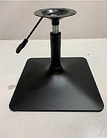 Крісло Jeff 4-BK-Base велюр кавовий B-1042, чорна квадратна нога-опора, з регулюванням висоти, фото 4