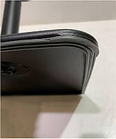 Крісло для відпочинку Oliver 4BK-Base жовтий велюр В-1027 на чорній квадратній опорі, з регулюванням висоти, фото 6