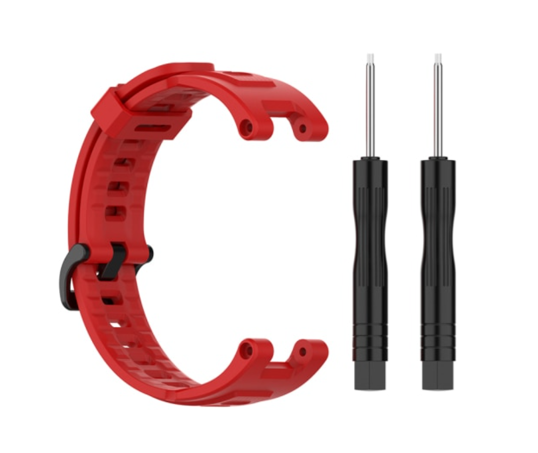 Силіконовий ремінець Primolux для смарт годинника Xiaomi Amazfit T-Rex A1918 / T-Rex Pro A2013 - Red