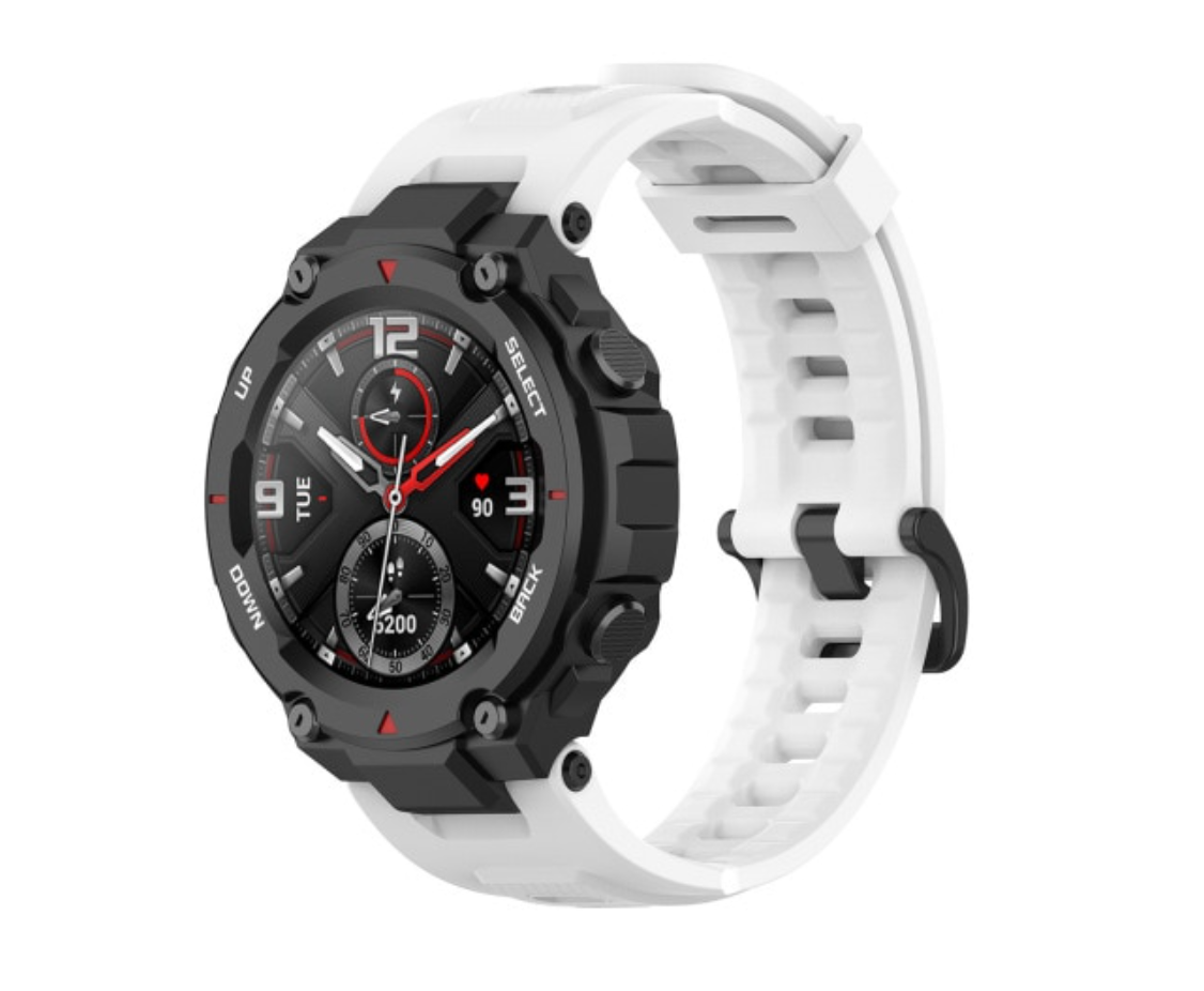 Силіконовий ремінець Primolux для смарт годинника Xiaomi Amazfit T-Rex (A1918) / T-Rex Pro (A2013) - White