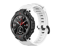 Силиконовый ремешок Primolux для смарт-часов Xiaomi Amazfit T-Rex (A1918) / T-Rex Pro (A2013) - White