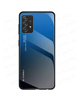 Чехол Gradient для Samsung Galaxy A52 / A525F blue-black