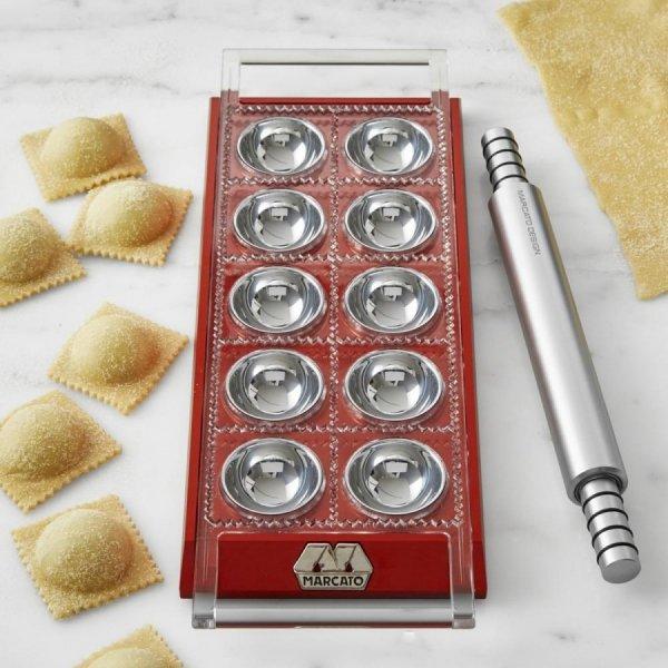 Форма для приготовления пельменей / равиоли Marcato Ravioli Tablet Rosso - фото 5 - id-p1470640250