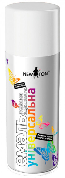 Фарба NewTon універсальна №9010 біла матова 400мл, фото 1