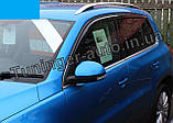 Дефлектори вікон (вітровики) Volkswagen Tiguan 2007-2016 (Autoclover A188), фото 4