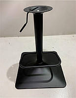 Барний стілець Torino Bar 4-BK-Base велюр зелений В-1036, чорна квадратна опора, регулювання висоти, фото 3