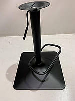 Барний стілець Torino Bar 4-BK-Base велюр зелений В-1036, чорна квадратна опора, регулювання висоти, фото 5