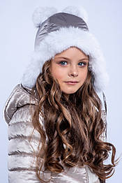 Шапка для дівчинки кролик Milashka (48–53р) в кольорах
