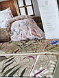 Постільний комплект, євро розмір, у листі з яскравим акцентом, елітна серія, Pupilla, Туреччина, фото 7