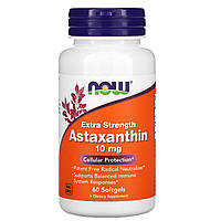 Now Foods Усиленный астаксантин 10 мг 60 желатиновых капсул