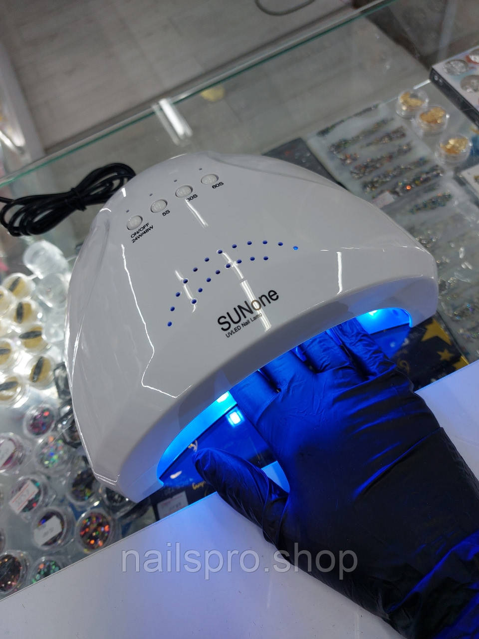 Лампа для манікюру Uv-Led SUN One professional 48 вт (біла)
